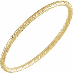 14k solid gold Stacking rings