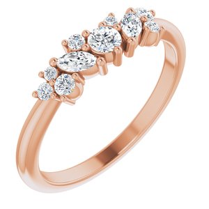 1/3 CTW Diamond Multi-Shape Ring
