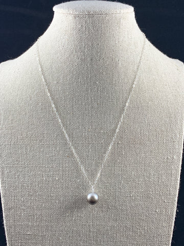 Floating pearl necklace, tahitian pearl necklace, floating pearl necklace, Tahitian pearl jewelry