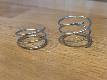 Coil ring/spiral rings