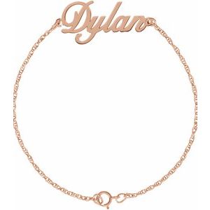 Script name necklace