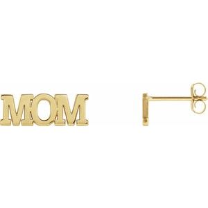 Name earrings