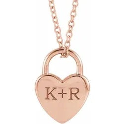 Personalized heart lock