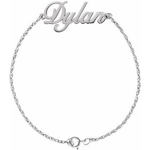 Script name necklace